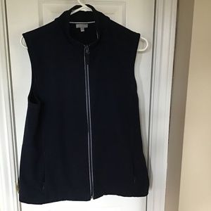 Talbots Sleeveless Front Zip Vest
